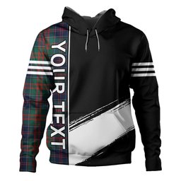ScotsTee Shop Scottish Stewart of Appin Hunting Modern Clan Crest Tartan Hoodie Quarter Personalized