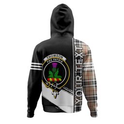 ScotsTee Shop Scottish Thomson Camel (MacThomas Thompson Camel) Modern Clan Crest Tartan Hoodie Quarter Personalized