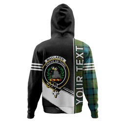 ScotsTee Shop Scottish MacLaren Ancient Clan Crest Tartan Hoodie Quarter Personalized