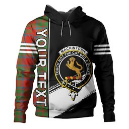 ScotsTee Shop Scottish MacKintosh Ancient Clan Crest Tartan Hoodie Quarter Personalized