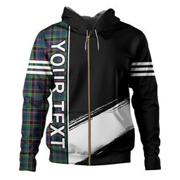 ScotsTee Shop Scottish Stinson (Stephenson Stevenson) Modern Clan Crest Tartan Hoodie Quarter Personalized