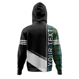ScotsTee Shop Scottish MacLeod of Skeabost Ancient Clan Crest Tartan Hoodie Quarter Personalized