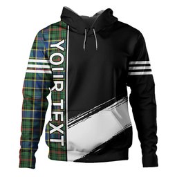 ScotsTee Shop Scottish Ogilvie of Inverarity (Wilson) Modern Clan Crest Tartan Hoodie Quarter Personalized