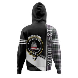 ScotsTee Shop Scottish MacNeil of Barra (MacNeil MacNeill) Paton Dress Weathered Clan Crest Tartan Hoodie Quarter Personalized