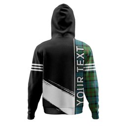 ScotsTee Shop Scottish MacLeod of Assynt Ancient Clan Crest Tartan Hoodie Quarter Personalized