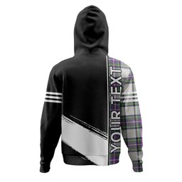 ScotsTee Shop Scottish Richards (Pritchard) Modern Clan Crest Tartan Hoodie Quarter Personalized