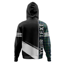 ScotsTee Shop Scottish Taylor Modern Clan Crest Tartan Hoodie Quarter Personalized