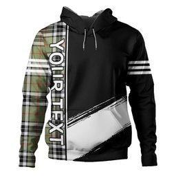 ScotsTee Shop Scottish Thomson Camel (MacThomas Thompson Camel) Ancient Clan Crest Tartan Hoodie Quarter Personalized
