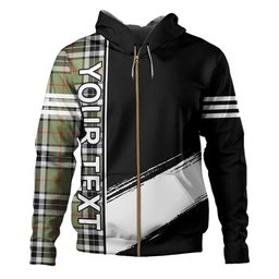 ScotsTee Shop Scottish Thomson Camel (MacThomas Thompson Camel) Ancient Clan Crest Tartan Hoodie Quarter Personalized