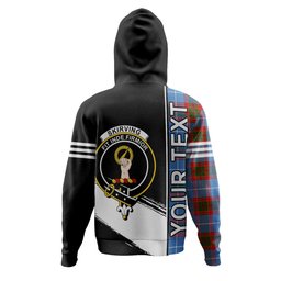 ScotsTee Shop Scottish Skirving Clan Crest Tartan Hoodie Quarter Personalized