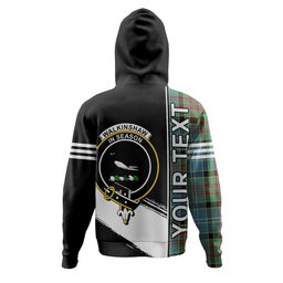 ScotsTee Shop Scottish Walkinshaw Clan Crest Tartan Hoodie Quarter Personalized
