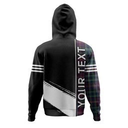 ScotsTee Shop Scottish Rankin Modern Clan Crest Tartan Hoodie Quarter Personalized