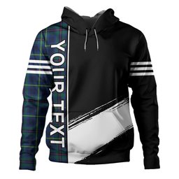 ScotsTee Shop Scottish Miller Modern Clan Crest Tartan Hoodie Quarter Personalized