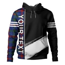 ScotsTee Shop Scottish Montgomery Modern Clan Crest Tartan Hoodie Quarter Personalized