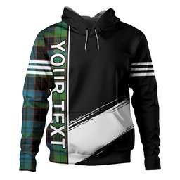 ScotsTee Shop Scottish Stewart Old Ancient Clan Crest Tartan Hoodie Quarter Personalized