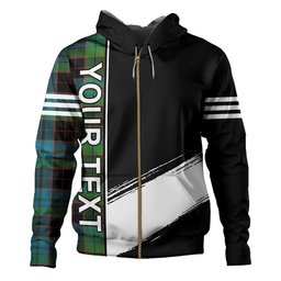 ScotsTee Shop Scottish Stewart Old Ancient Clan Crest Tartan Hoodie Quarter Personalized