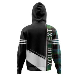 ScotsTee Shop Scottish Stewart Old Ancient Clan Crest Tartan Hoodie Quarter Personalized