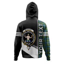 ScotsTee Shop Scottish Murray of Atholl variation (Murray of Atholl; variation) Ancient Clan Crest Tartan Hoodie Quarter Personalized