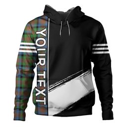 ScotsTee Shop Scottish Tennant Ancient Clan Crest Tartan Hoodie Quarter Personalized