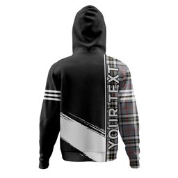 ScotsTee Shop Scottish Thomson Grey (MacThomas Thompson Grey) Modern Clan Crest Tartan Hoodie Quarter Personalized