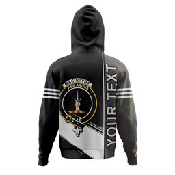 ScotsTee Shop Scottish MacIntyre of Littleport Ancient Clan Crest Tartan Hoodie Quarter Personalized