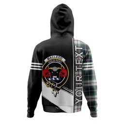ScotsTee Shop Scottish MacLeod of California Modern Clan Crest Tartan Hoodie Quarter Personalized