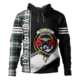 ScotsTee Shop Scottish MacLeod of California Modern Clan Crest Tartan Hoodie Quarter Personalized