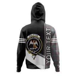 ScotsTee Shop Scottish Ralston US Weathered Clan Crest Tartan Hoodie Quarter Personalized