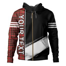 ScotsTee Shop Scottish MacIan Weathered Clan Crest Tartan Hoodie Quarter Personalized
