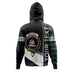 ScotsTee Shop Scottish MacNeil of Barra (MacNeil MacNeill) Modern Clan Crest Tartan Hoodie Quarter Personalized