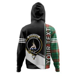 ScotsTee Shop Scottish Muirhead Modern Clan Crest Tartan Hoodie Quarter Personalized