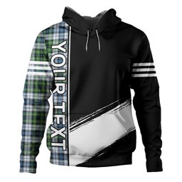 ScotsTee Shop Scottish MacNeil of Barra (MacNeil MacNeill) Paton Dress Ancient Clan Crest Tartan Hoodie Quarter Personalized