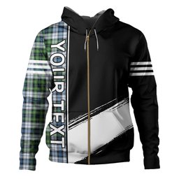 ScotsTee Shop Scottish MacNeil of Barra (MacNeil MacNeill) Paton Dress Ancient Clan Crest Tartan Hoodie Quarter Personalized