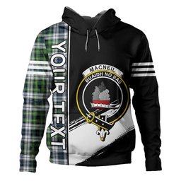 ScotsTee Shop Scottish MacNeil of Barra (MacNeil MacNeill) Paton Dress Modern Clan Crest Tartan Hoodie Quarter Personalized