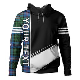 ScotsTee Shop Scottish MacNeil of Colonsay (MacNeil of Barra of Colonsay) (Highland Society of London) Ancient Clan Crest Tartan Hoodie Quarter Personalized