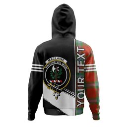 ScotsTee Shop Scottish MacLaine of LochBuie (Cockburn) (MacLaine of LochBuie) Ancient Clan Crest Tartan Hoodie Quarter Personalized