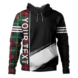 ScotsTee Shop Scottish Martin Modern Clan Crest Tartan Hoodie Quarter Personalized