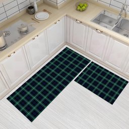 ScotsTee Shop Scottish Baillie of Polkemmet Modern Crest Tartan Kitchen Rug Sets
