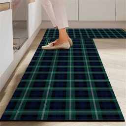 ScotsTee Shop Scottish Baillie of Polkemmet Modern Crest Tartan Kitchen Rug Sets