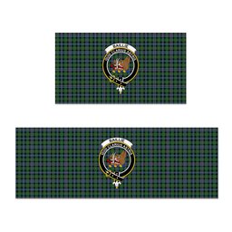 ScotsTee Shop Scottish Baillie of Lamington Ancient Clan Crest Tartan Kitchen Rug Sets