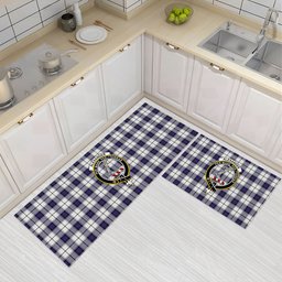 ScotsTee Shop Scottish Alexander of Menstry Dress Modern Crest Tartan Kitchen Rug Sets