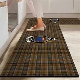 ScotsTee Shop Scottish Bruce of Kinnaird (Vivienne Westwood Design) Crest Tartan Kitchen Rug Sets