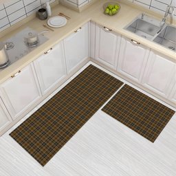 ScotsTee Shop Scottish Bruce of Kinnaird (Vivienne Westwood Design) Crest Tartan Kitchen Rug Sets