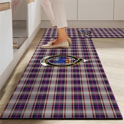 ScotsTee Shop Scottish Bruce of Kinnaird Dress (Dance) Crest Tartan Kitchen Rug Sets