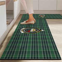 ScotsTee Shop Scottish Donald Lord of the Isles Hunting Modern Crest Tartan Kitchen Rug Sets