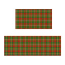 ScotsTee Shop Scottish Donald of Kingsburgh Ancient Crest Tartan Kitchen Rug Sets