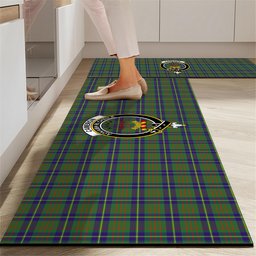 ScotsTee Shop Scottish Cameron of Lochiel Hunting Crest Tartan Kitchen Rug Sets