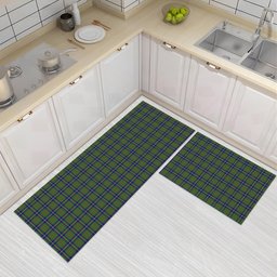 ScotsTee Shop Scottish Cameron of Lochiel Hunting Crest Tartan Kitchen Rug Sets