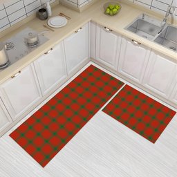 ScotsTee Shop Scottish Donald of the Isles Red Ancient Crest Tartan Kitchen Rug Sets