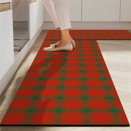 ScotsTee Shop Scottish Donald of the Isles Red Ancient Crest Tartan Kitchen Rug Sets
